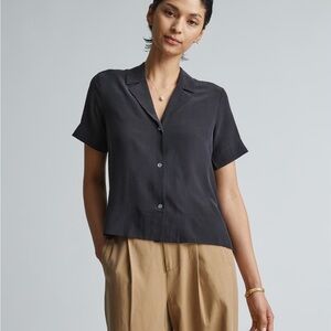 NWT Everlane The Notch Shirt in Washable Silk